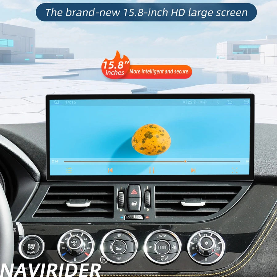 Car Radio 15.8inch Android 15 For BMW Z4 CIC 2010 2011 Video Player Auto Multimedia GPS 4G | AUTOKITSHOP