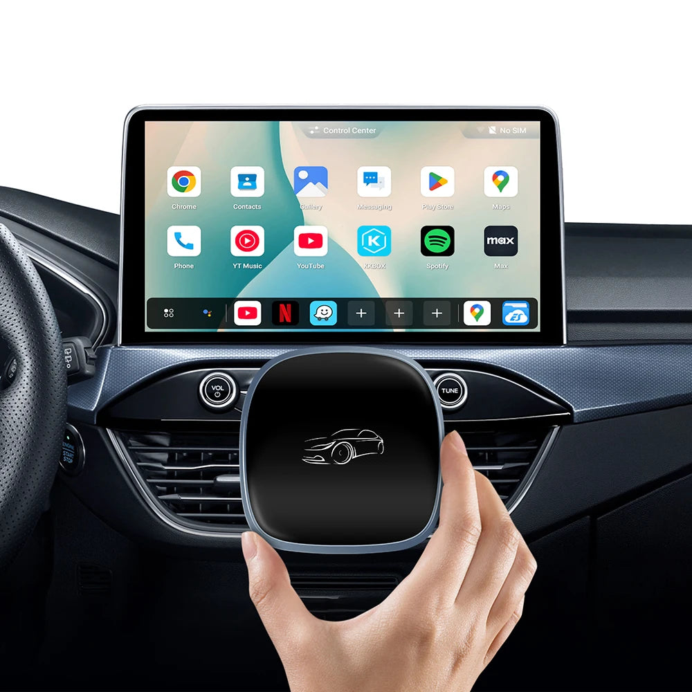 Android 13 CarPlay Ai Box Wireless Carplay Android Auto SM6115 4GB+64GB 4G Lite For Origin | AUTOKITSHOP