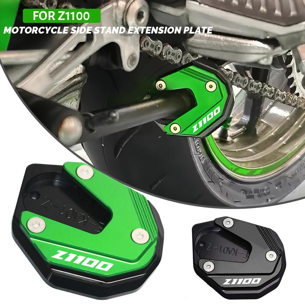 For Kawasaki Z1100 SE Z 1100 SE Ninja1100sx ninja 1100 2025 2026 Motorcycle Side Stand Extension - Automotive LED Light