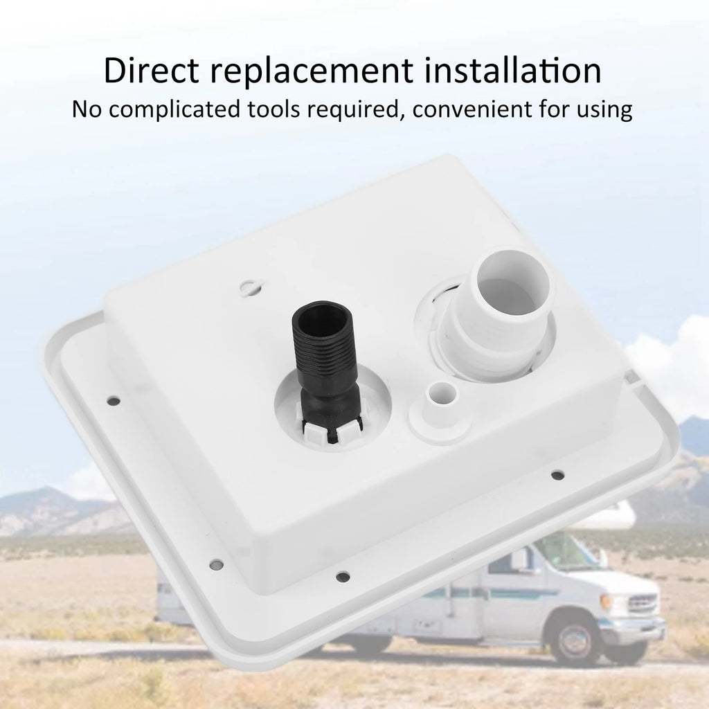 RV Water Hatch Inlet Lock with 1/2in Vent 1‑1/4in Tower Type Connector for Trailer Trailer Water - Automotive LED Light
