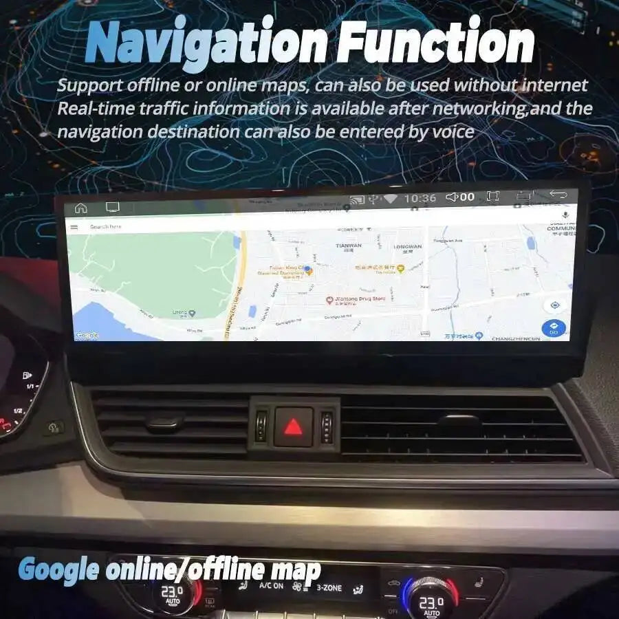 14.9" Android Car Radio For Audi Q5L Sq5 2018 - 2020 Wireless CarPlay GPS Navigation Multi | AUTOKITSHOP