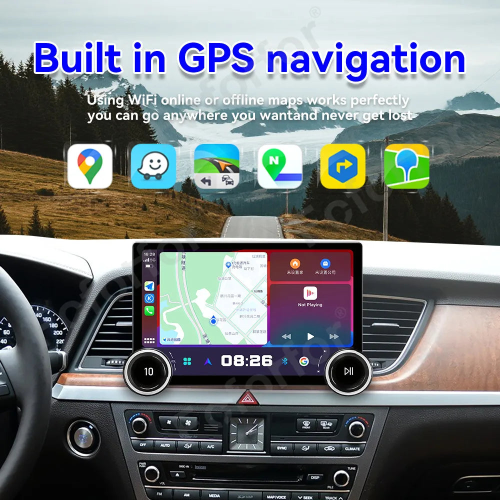 Ultra Clear Screen 11.5 Inch Android 15 HD Touch Wireless CarPlay For Hyundai Genesis 2013