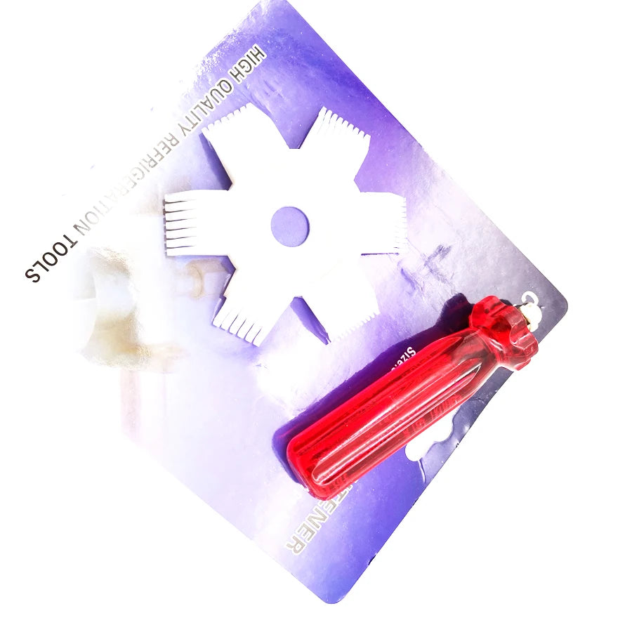 Car A/C Condenser Radiator Evaporator Fin Straightener Comb Rake Cleaner Tool