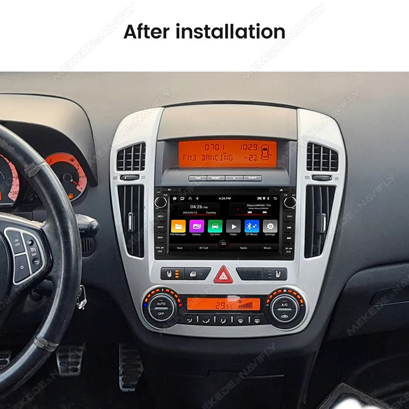 Wireless CarPlay Android Auto Multimedia Display Screen For KIA Ceed 2010 2011 2012 7inch