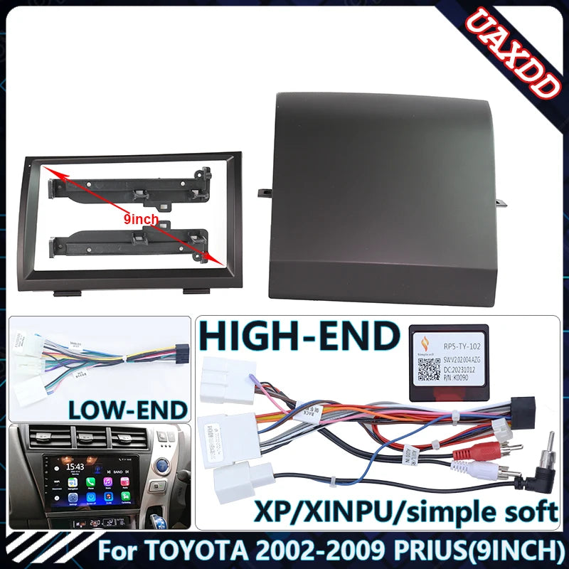 For TOYOTA 2002-2009 PRIUS 9INCH Car CD Radio Android Stereo Audio Screen Multimedia Video