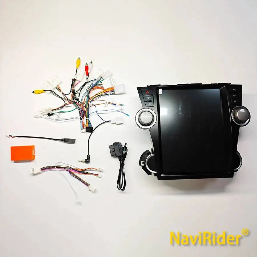 12.1inch Android 14 GPS Navigation Audio Car Radio For Toyota Highlander 2009 - 2013 Carpl | AUTOKITSHOP
