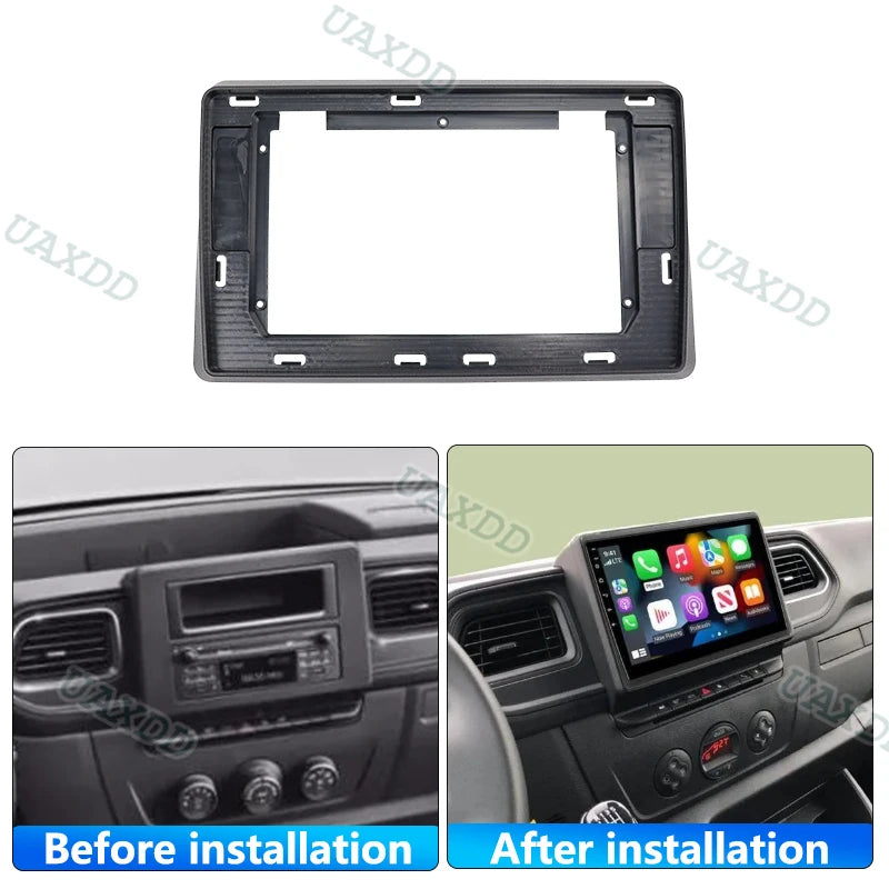 FOR 2021 RENAULT MASTER 10.1INCH Car Accessories Radio Android Trim Plastic Dashboard Scre