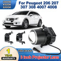 For Peugeot 206 207 307 308 4007 4008 3.0 Inch Bi-LED Fog Lens 3 Color Temperatures Offroa