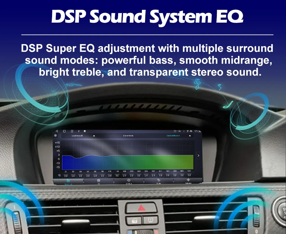 For BMW 5/3 Series E60 E61E62 E63 E90 Car Radio Multimedia Player Monitor Stereo Navigatio