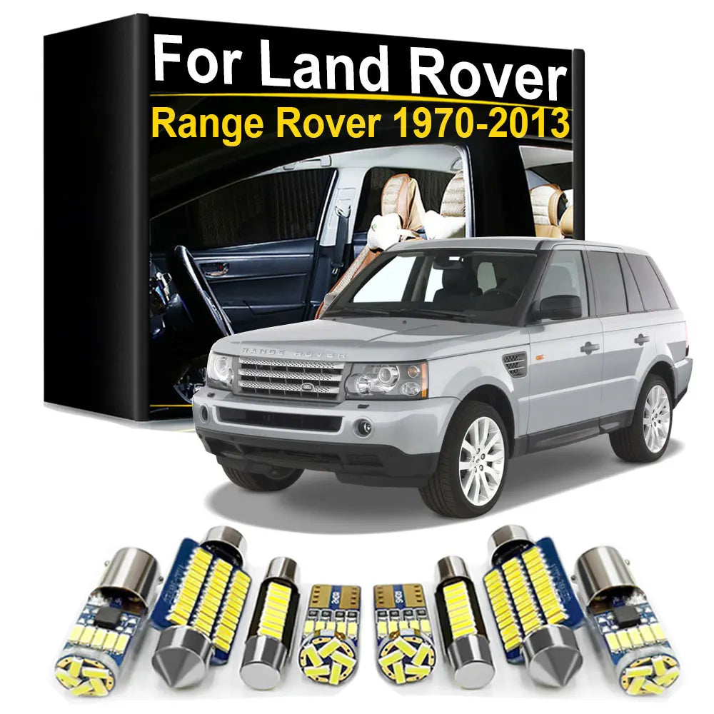 LED Interior Light Kit for Land Rover Range Rover 1 2 3 P38A L322 1970- 2004 - Canbus Dome Map Door Trunk Bulbs | AUT...