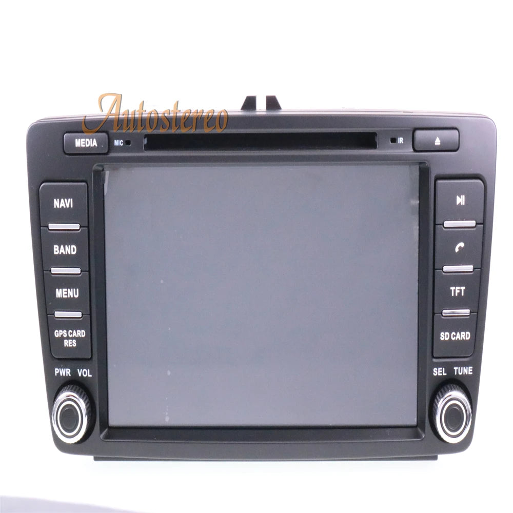 Android 14 Wireless Carplay Car DVD Player GPS Navigation For Skoda Octavia 2008-2013 Auto