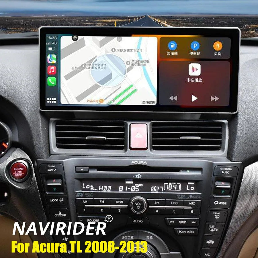 For Acura TL 2008 -2013 Multimedia Video Player Stereo GPS Navigation Head Unit 12.3" Andr | AUTOKITSHOP