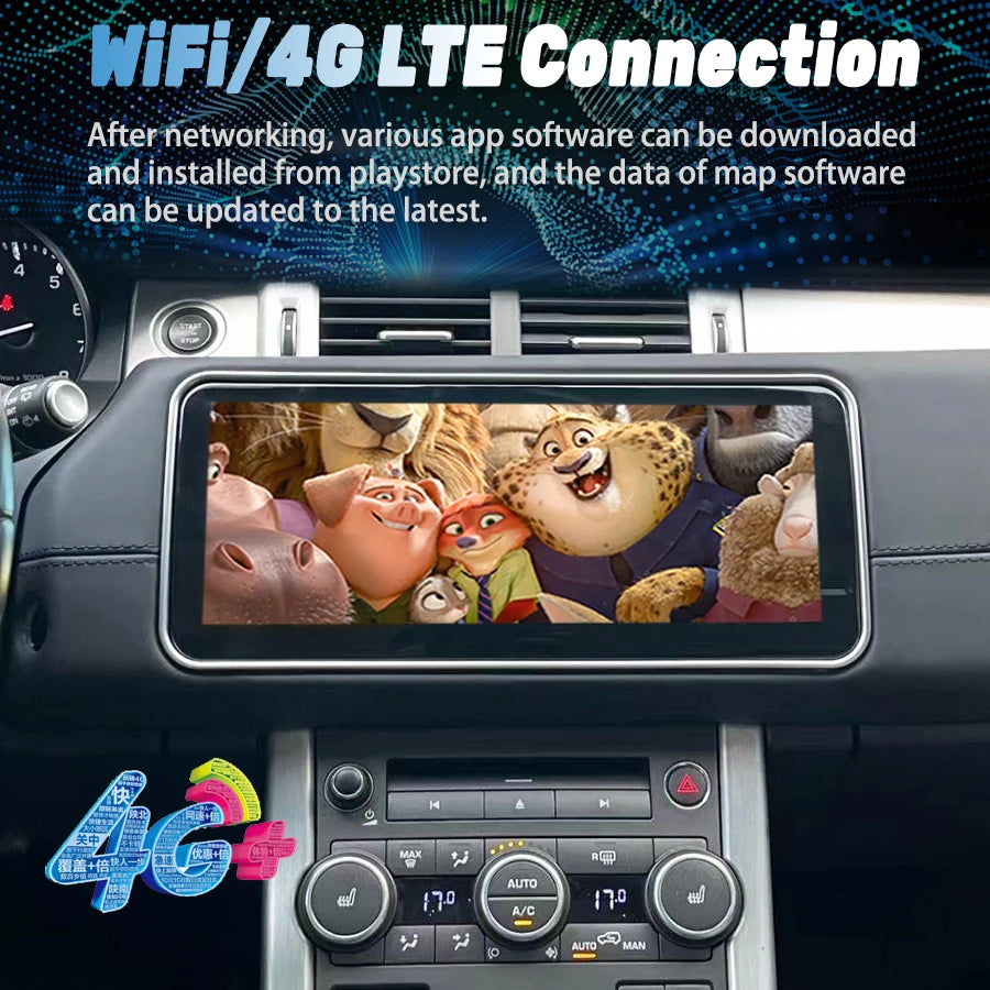 12.3Inch Android 13 For Land Rover Range Rover Evoque 2012-2018 Car GPS Multimedia Video P | AUTOKITSHOP