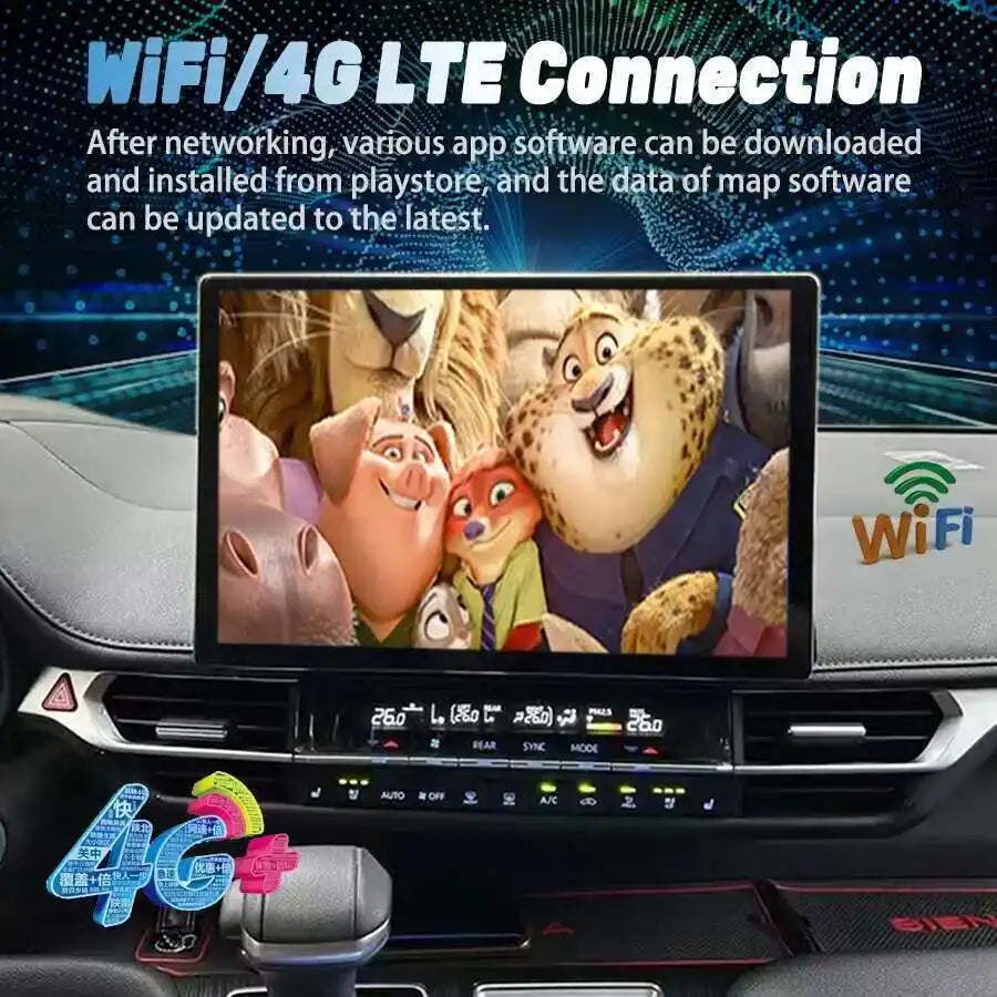 For Toyota Sienna 2020 2021 2022 Head Unit Auto Stereo Radio Recorder Multimedia Player Ca | AUTOKITSHOP