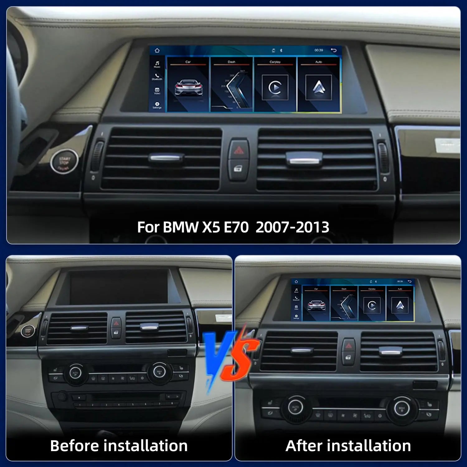 LED Interior Light Kit for BMW E70 X5 - Canbus Error-Free Interior Bulbs