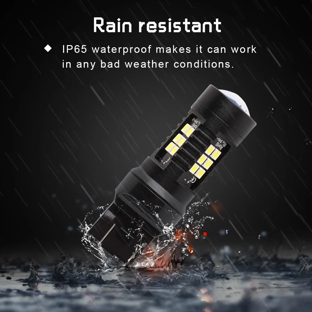 T20 W21W LED W21/5W LED WY21W 7440 7443 LED Bulb T25 3157 3156 P27/7W Car Turn Signal Brak