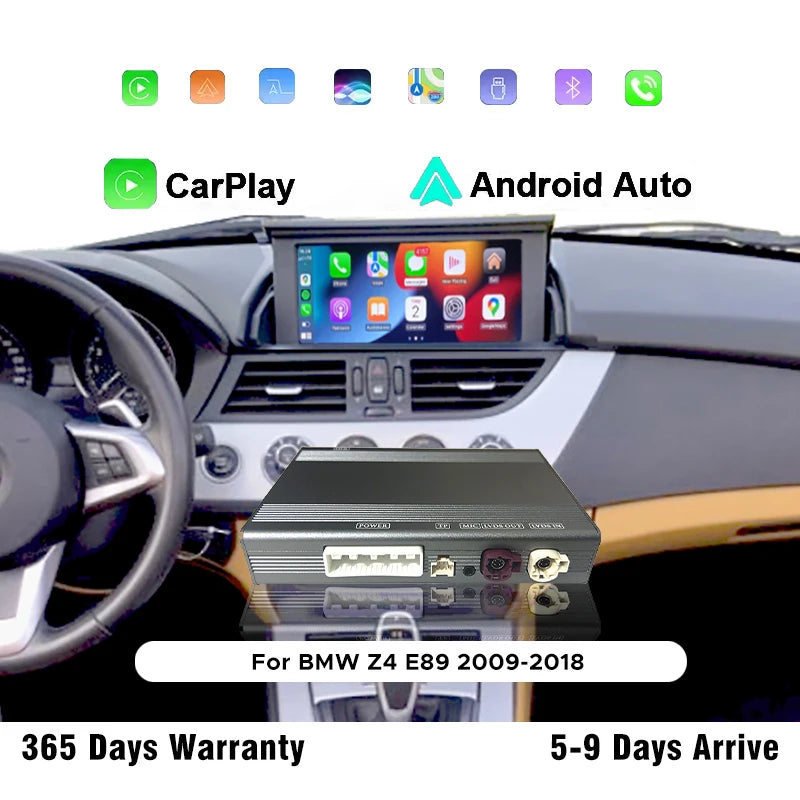 Radio Wireless CarPlay Android Auto Interface For BMW Z4 E89 2009-2018 Evo CIC Mirror Link