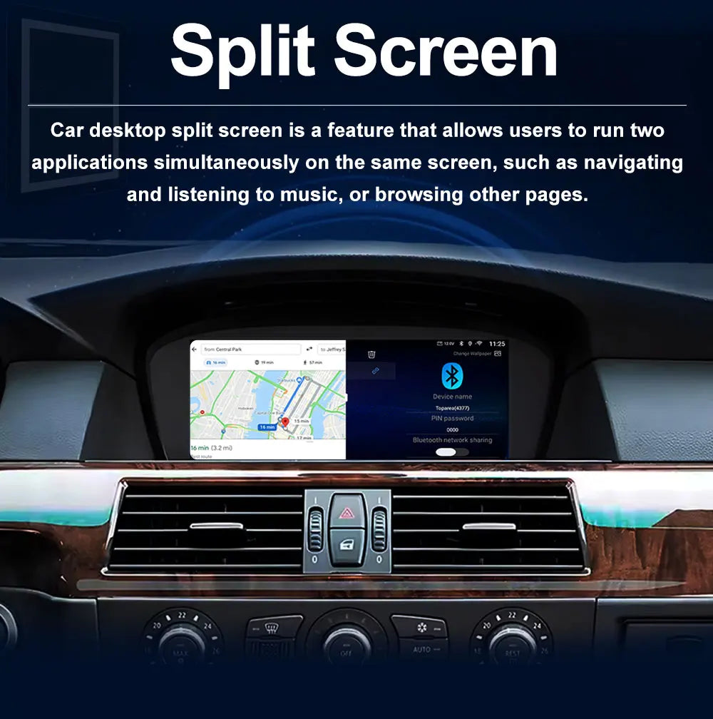 8.8 '' Car Video Multimedia Player Android 16 BT for BMW 3/5 Series E60 E61 E90 E91 E92 E9