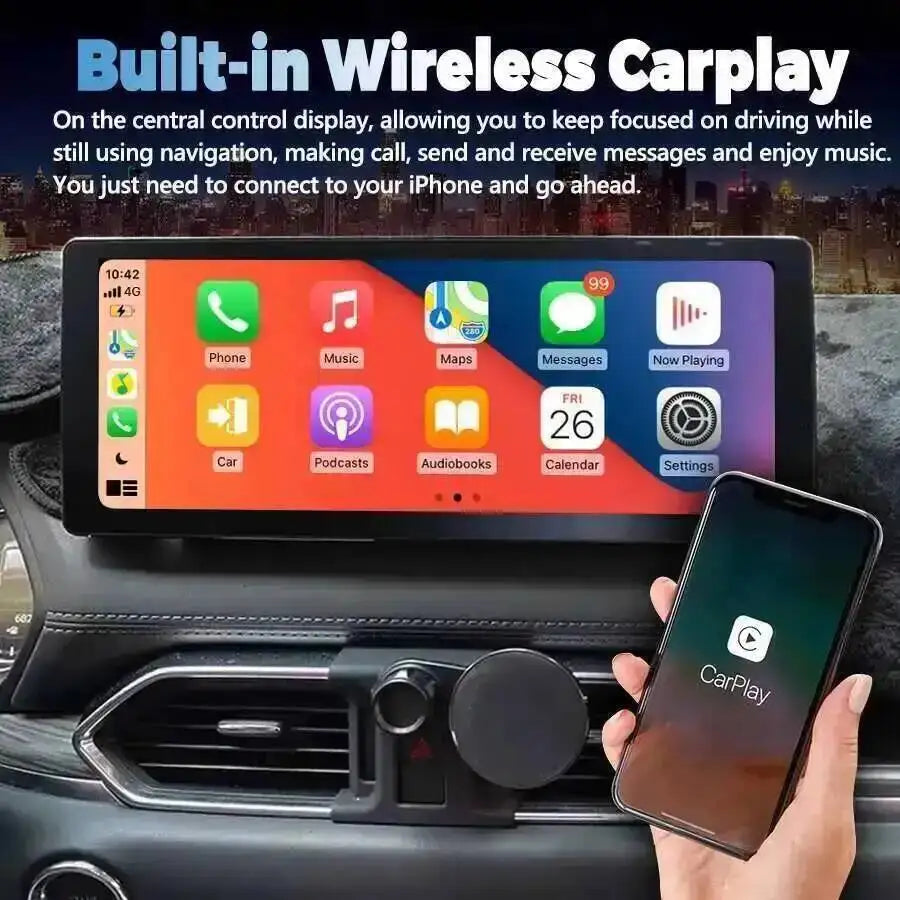 256GB Car Radio For Mazda CX5 CX-5 CX 5 2024 2025 Android14 Stereo GPS Navi Head Unit 12.3 | AUTOKITSHOP
