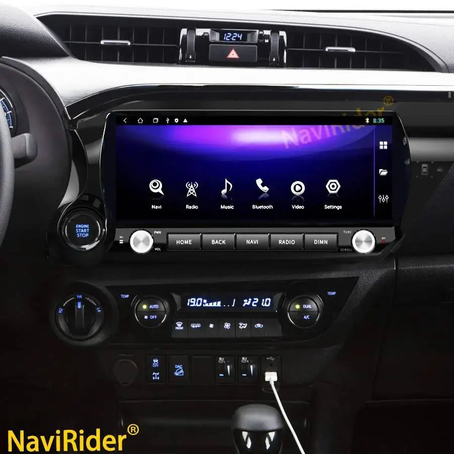 For Toyota Hilux 2015 -2023 2024 Android 12.3inch Qled Screen Car Multimedia Auto Video Pl | AUTOKITSHOP