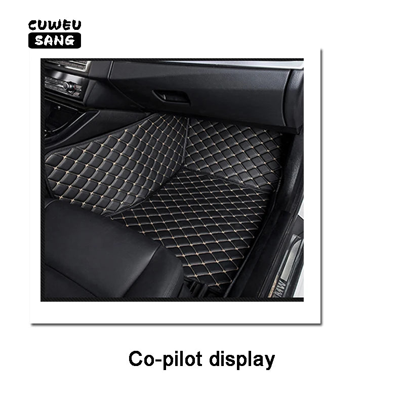 CUWEUSANG Custom Car Floor Mats For VW TCross T-Cross Auto Carpets Foot Coche Accessorie | AUTOKITSHOP