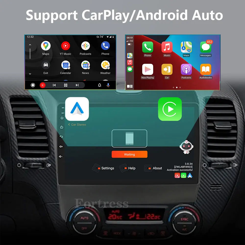Android 16 For Kia Cerato 3 K3 Forte 2013 2014 2015 2016 2017 2018 Car Auto Radio Multimed