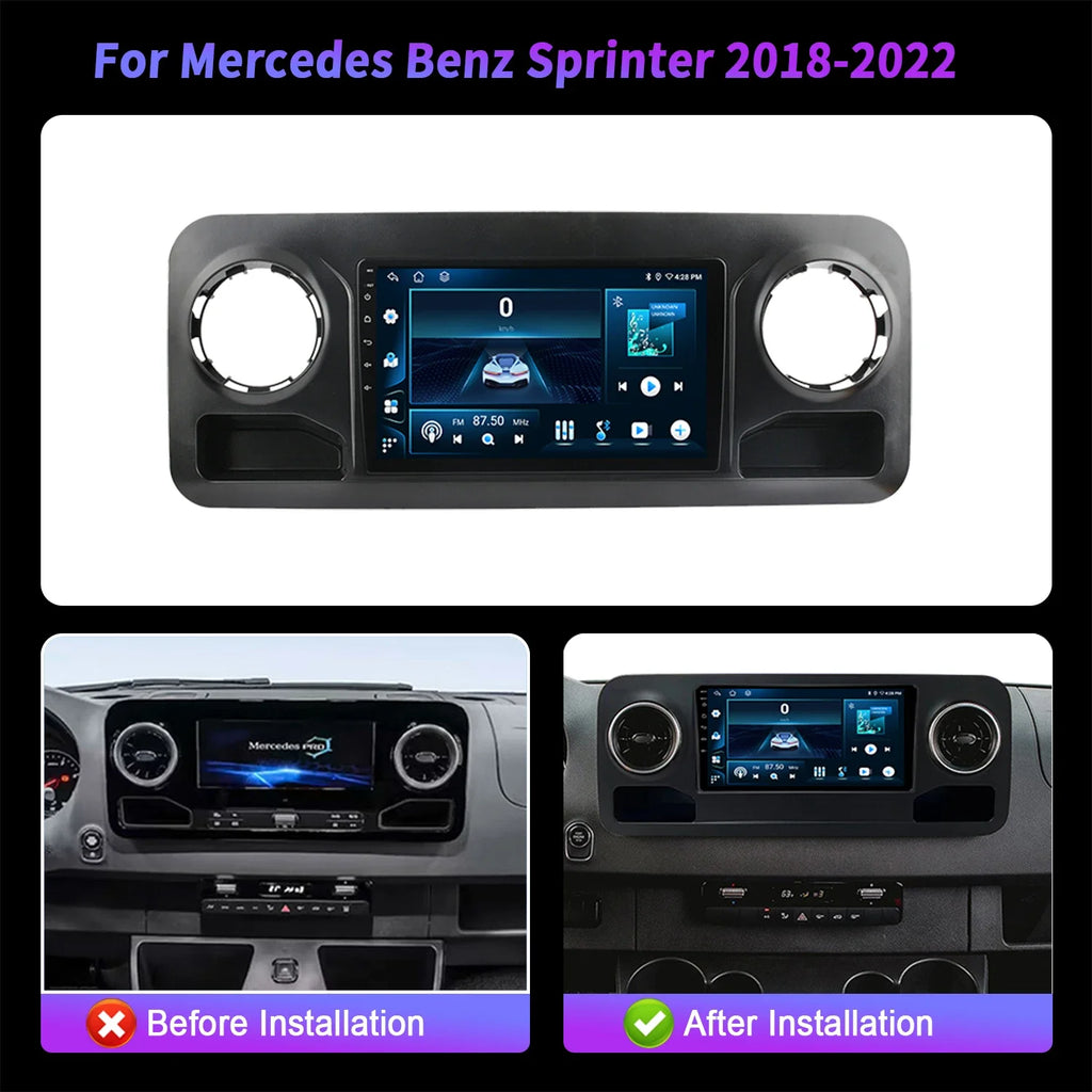 Android 14 For Mercedes Benz Sprinter 2018-2022 Wireless Bluetooth Carplay Car Radio Multi