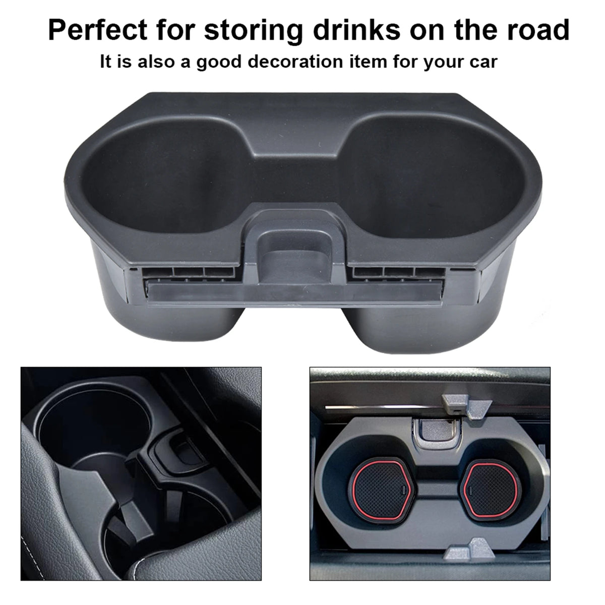 83446-TBA-A01ZA Car Center Control Water Cup Holder for Honda Civic 2016-2018 83446-TBA-A01ZA Cu - Automotive LED Light