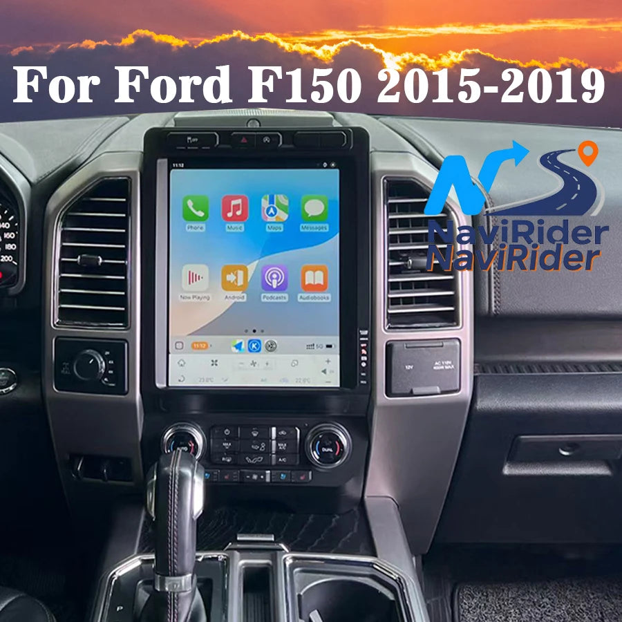 12.1" For Ford F150 F250 2015-2019 SYNC 2 SYNC 3 Android 13 Car Radio Car Multimedia Video