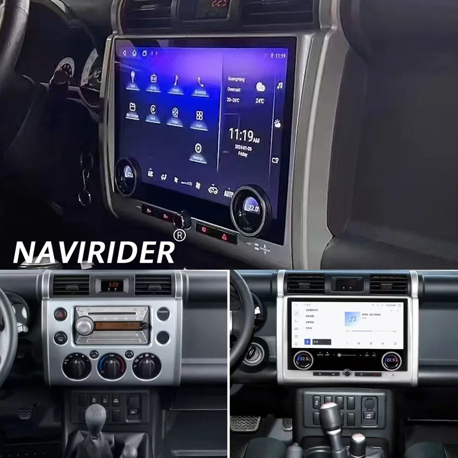 13.3“ Android Car Radio Multimedia Player For Toyota FJ Cruiser J15 2007-2024 Carplay Auto | AUTOKITSHOP
