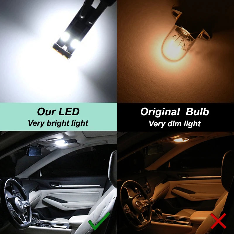 LED Interior Light Kit for Toyota Yaris Corolla RAV4 CHR Avensis T25 T27 Auris Prius Canbus LED Interior Light Licens...