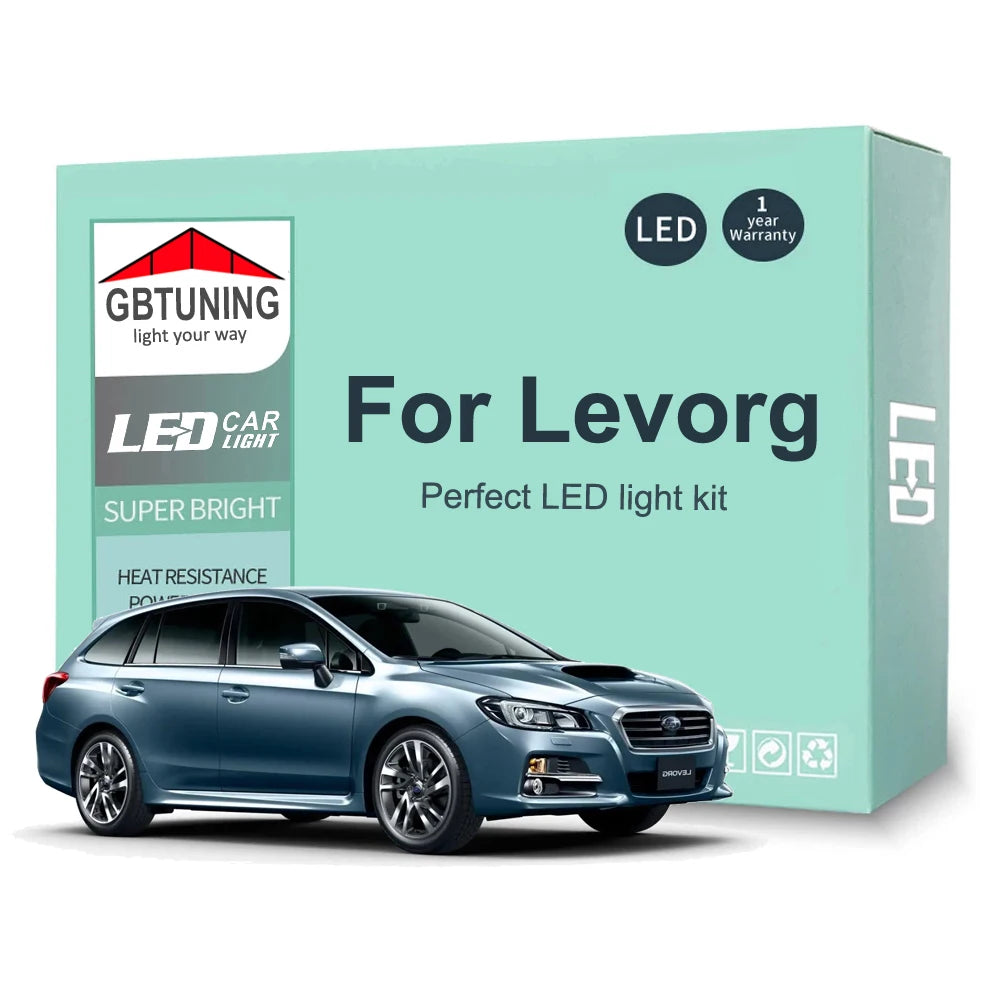 9-Piece LED Interior Light Kit for Subaru Levorg - Canbus Error-Free Bulbs | AUTOKITSHOP