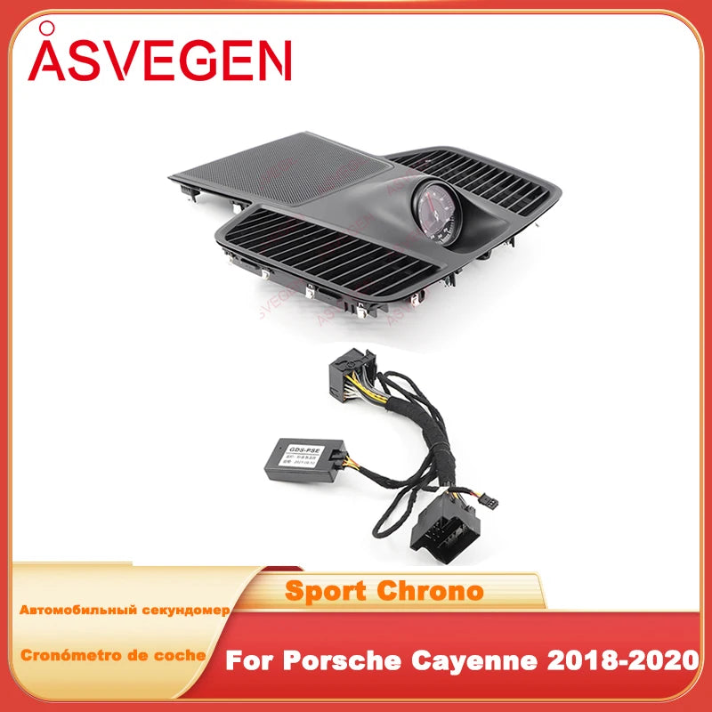 For Porsche Cayenne 9YA 2018-2020 Car Console Dashboard Stopwatch With Auto Inner Dash Boa