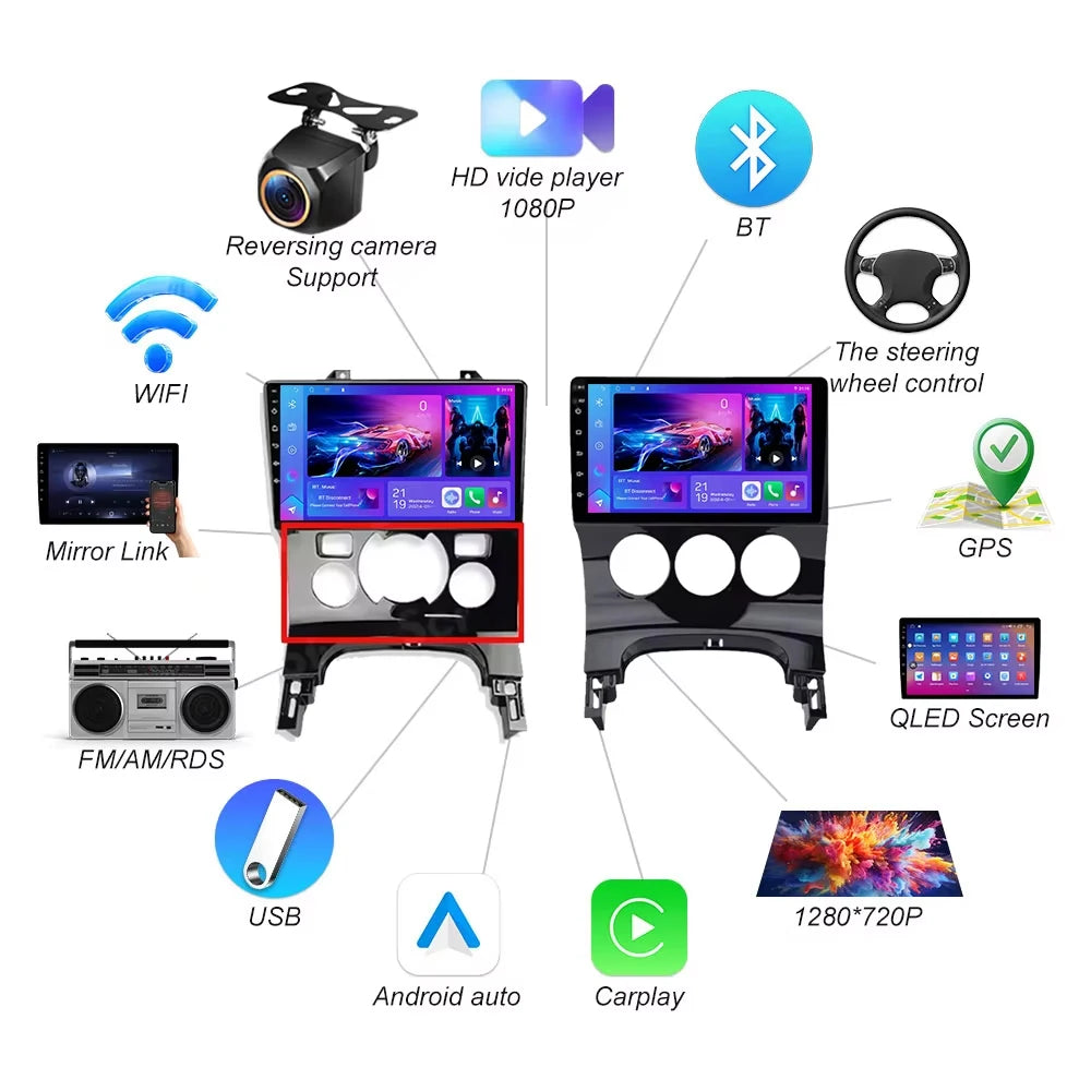 Android 16 For Peugeot 3008 5008 At Mt 2009 2012 -2016 Car Radio Multimedia Navigation Gps | AUTOKITSHOP