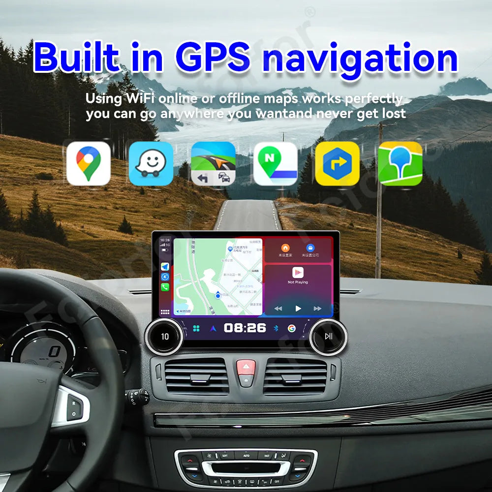 Upgrade 11.5 Inch Full HD Touch Screen Android 15 Stereo Wireless CarPlay GPS Navi Car Rad