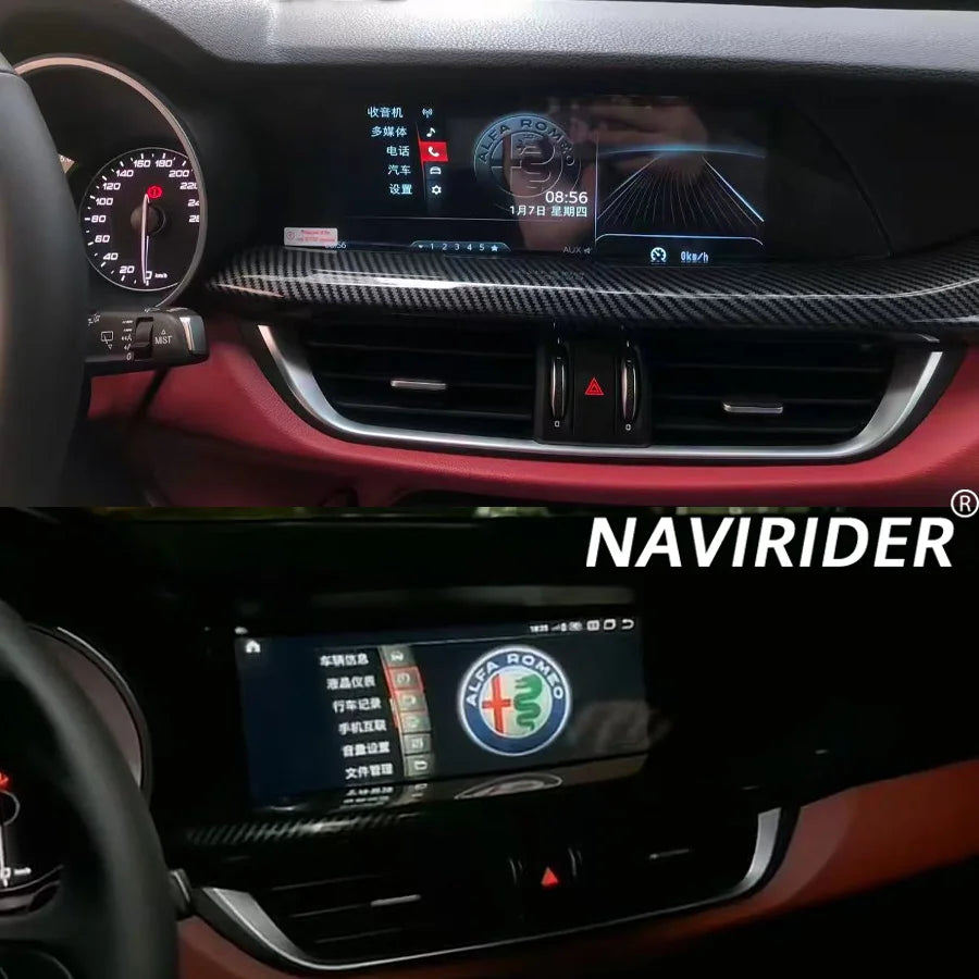 256GB Car Multimedia Video Player For Alfa Romeo Stelvio Giulia 2016-2024 Stereo Carplay A | AUTOKITSHOP