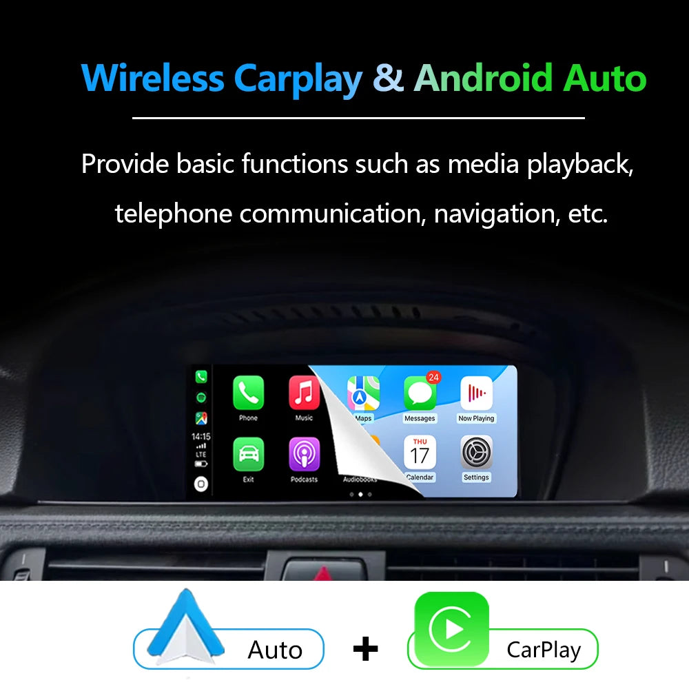 Android For BMW 5 /3 Series E60 E61 E62 E63 E90 E91 E92 E93 CIC CCC System Wireless Carpla