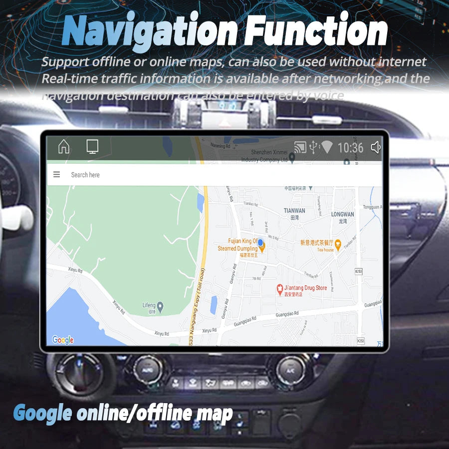 13.3" For Toyota Hilux 2024 Car Radio Android Stereo Multimedia Player Navigation Auto Ste | AUTOKITSHOP