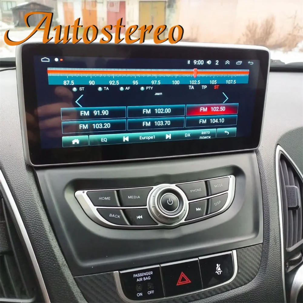 CarPlay Android 14 For Hyundai IX35 Tucson 2009-2015 Car GPS Navigation Touch Screen Multi