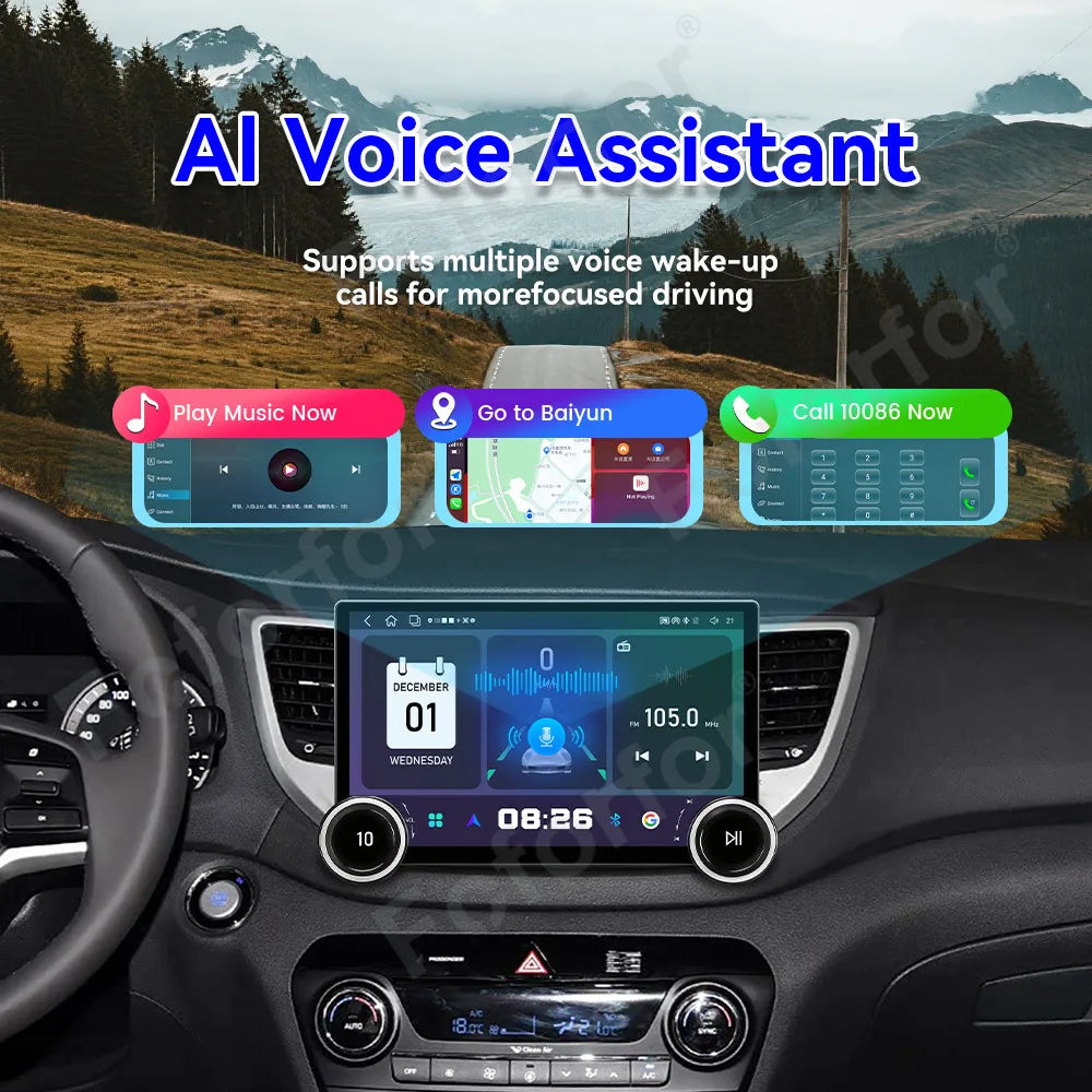 Immersive Large Display Android 15 11.5 Inch Crystal Clear HD Touch GPS Multimedia Stereo