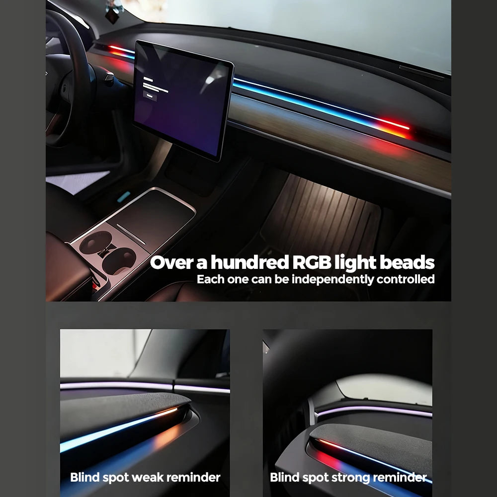 RGB - Ambient Light - for Tesla Model 3 - Car Interior Lighting | AUTOKITSHOP