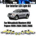 16-Piece LED Interior Light Kit for Mitsubishi Montero V60 Pajero 1999-2005 - Canbus Dome Map Door Trunk Bulbs | AUTO...