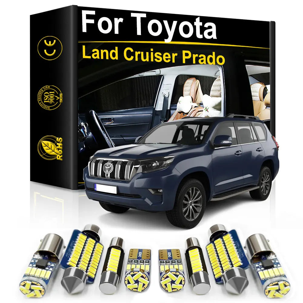 LED Interior Light Kit for Toyota Land Cruiser Prado FJ Cruiser 70 80 90 100 120 150 200 Accessories Car Interior LED...