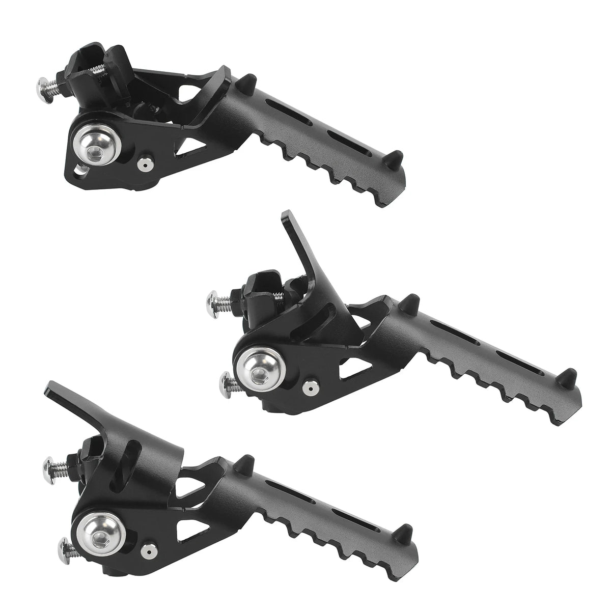 Motorcycle 22mm/25mm Highway Front Footpeg Footrests Clamps Crash Bars Foot Rests Explorer Guard - Automotive LED Light