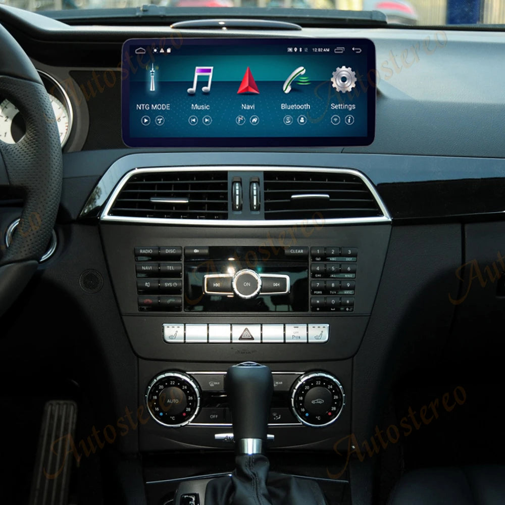 2400*900 Carplay Android 13 For Mercedes Benz C Class W204 2011-2014 NTG4.5 Car GPS Naviga