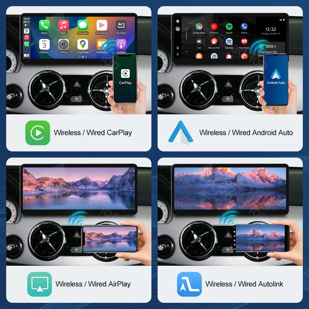 CN 10.25 12.3''Multimedia Display For Benz GLK 2013-2015 NTG4.5 LHD Touch Screen Wireless  | AUTOKITSHOP
