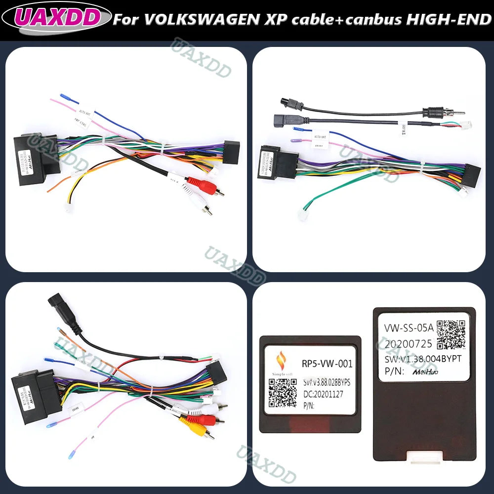 2 Din Car For VOLKSWAGEN decoder XP canbus box Golf Tour 7 6 Touareg PASSAT Tiguan Lamando