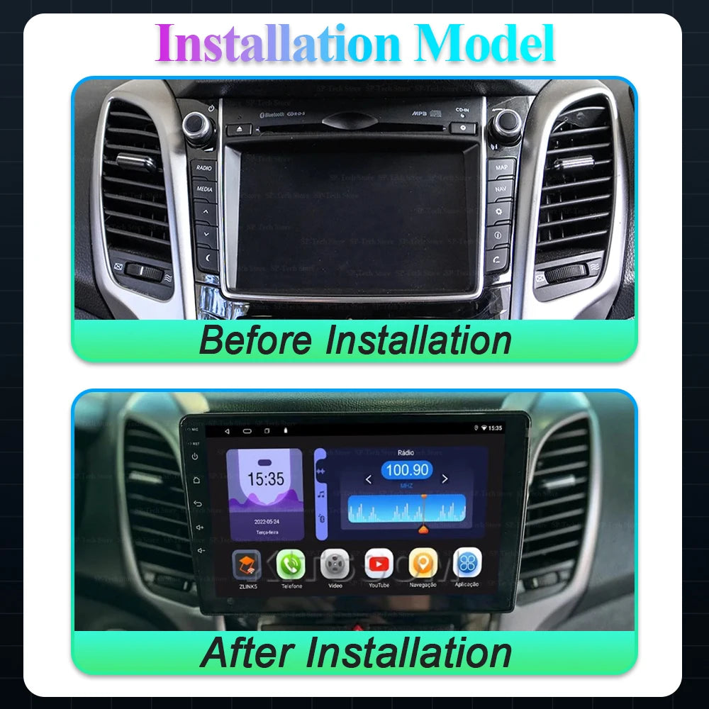 Car Multimedia Video Player For Hyundai I30 Grand Elantra Grant 2011 2012 2013 2014 2015 2 | AUTOKITSHOP