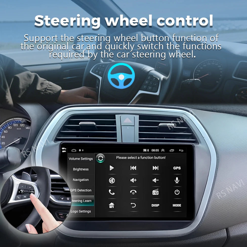 Android 16 Carplay Auto WIFI+4G Car Radio For Suzuki SX4-CROSS 2014-2017 Multimedia Video