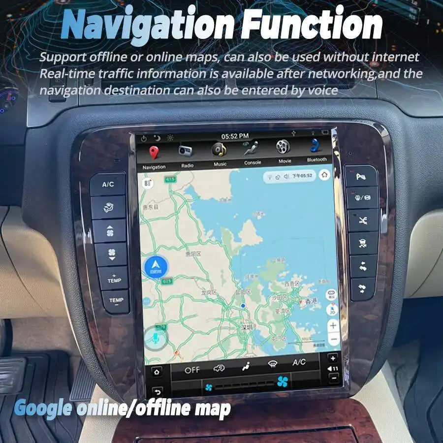 For GMC Yukon 3 GMT 900 For Chevrolet Tahoe 3 III GMT900 2007 2014 Stereo GPS BT Carplay H | AUTOKITSHOP